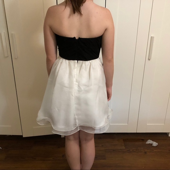 Black Rhinestone Prom Dress - Picture 2 of 5